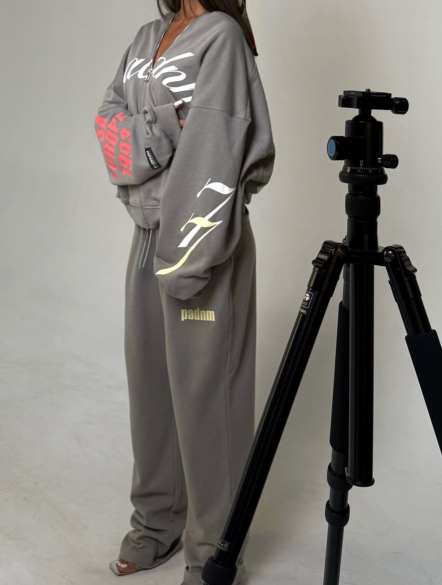 LIGHT GREY FADING SUMMER HOODIE