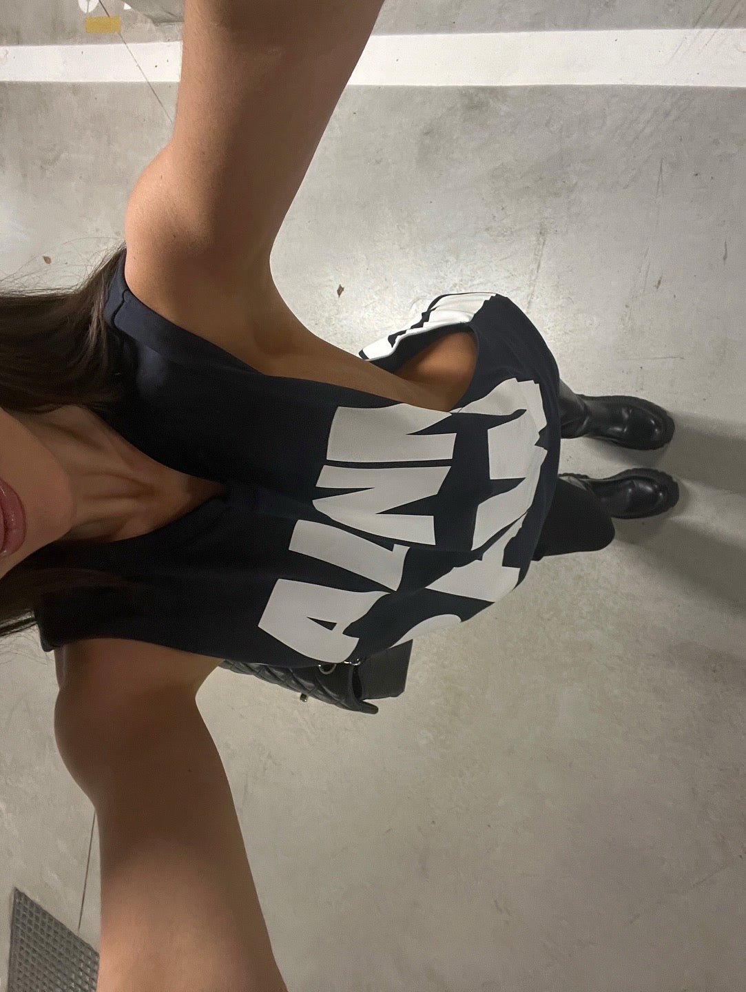 THE POWER TEE I NAVY BLUE