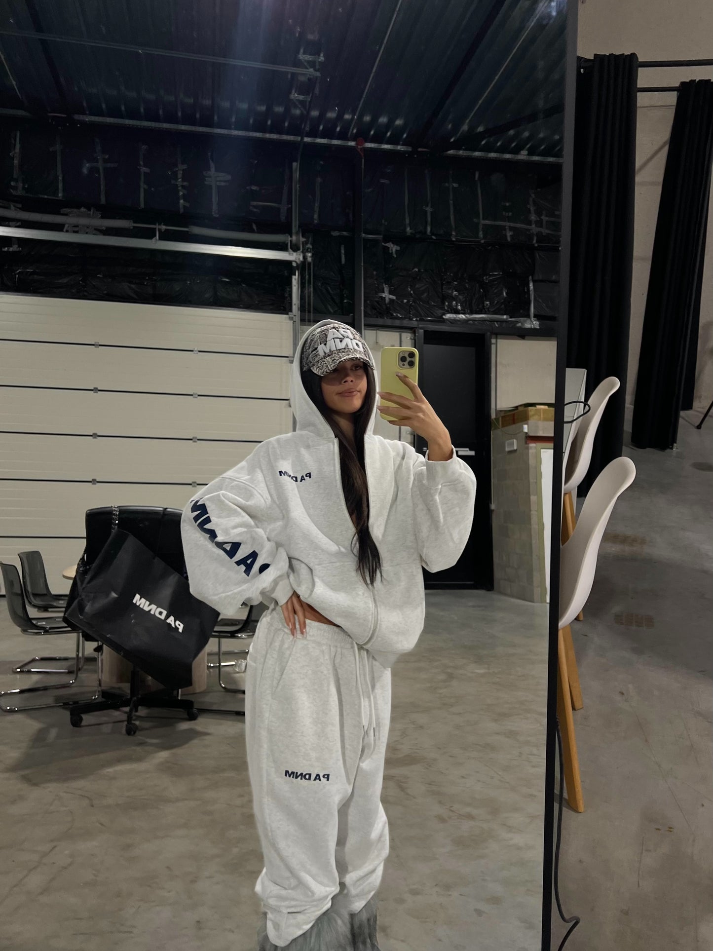 THE NAVY SCRIPT JOGGERS