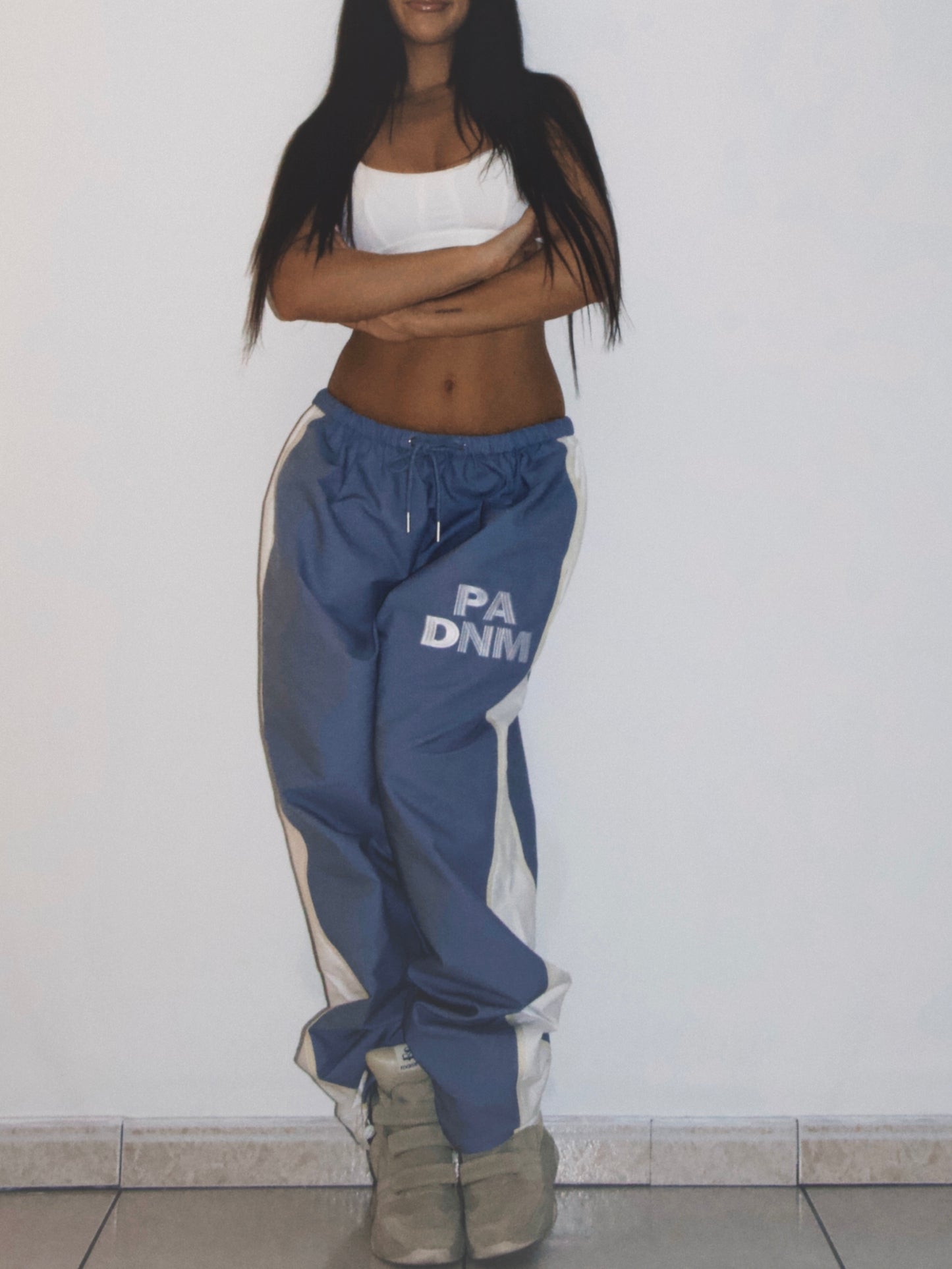 LOGO ATHLETIC PANTS I BLUE