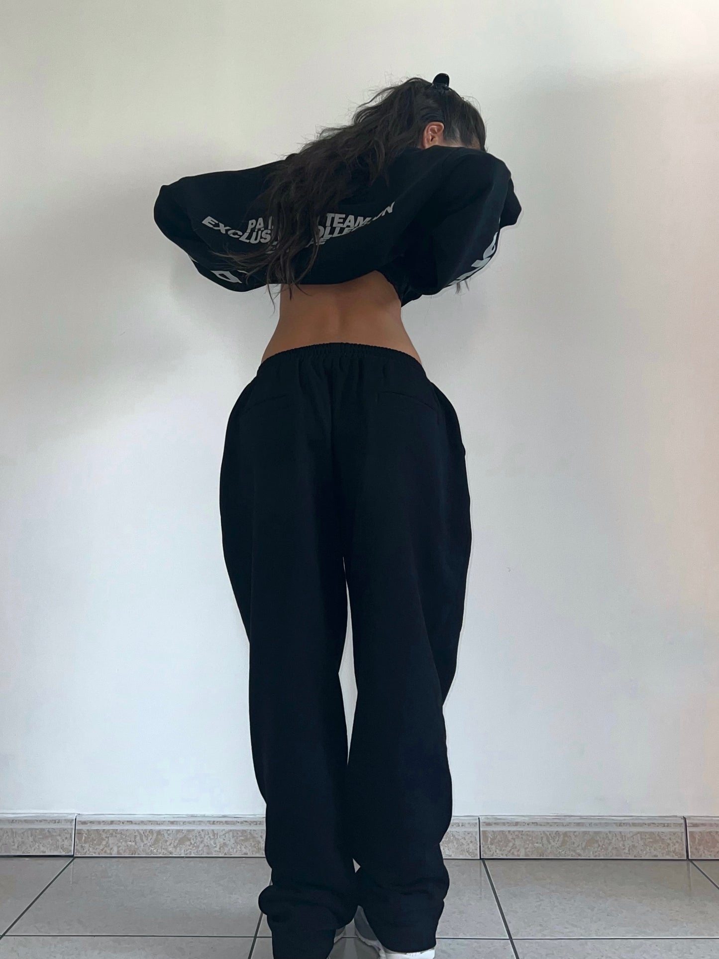 WIDE LOGO JOGGERS I BLACK