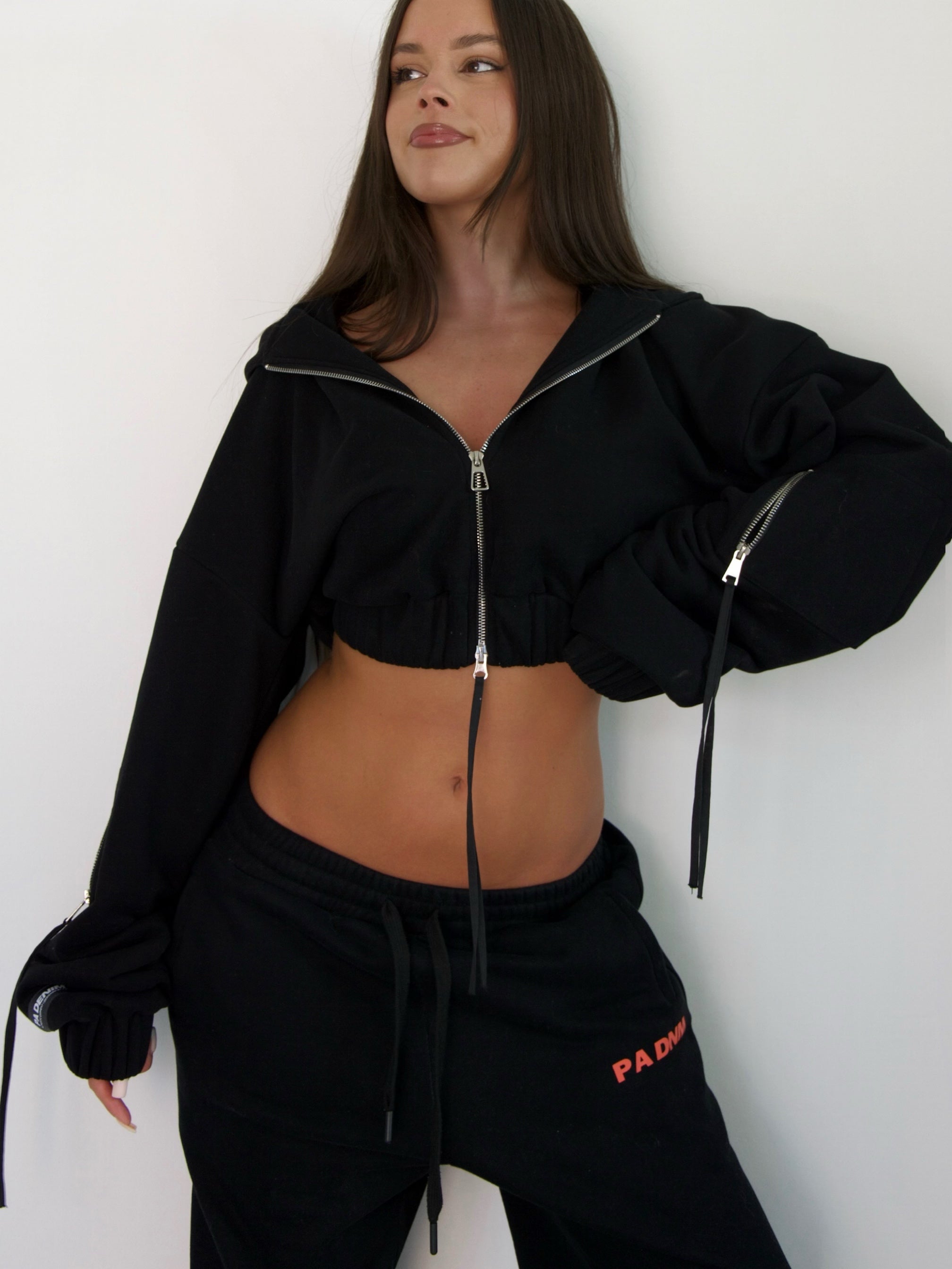 Oversized crop top hoodie hotsell