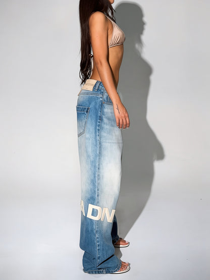 THE MONOGRAM DENIM PANTS