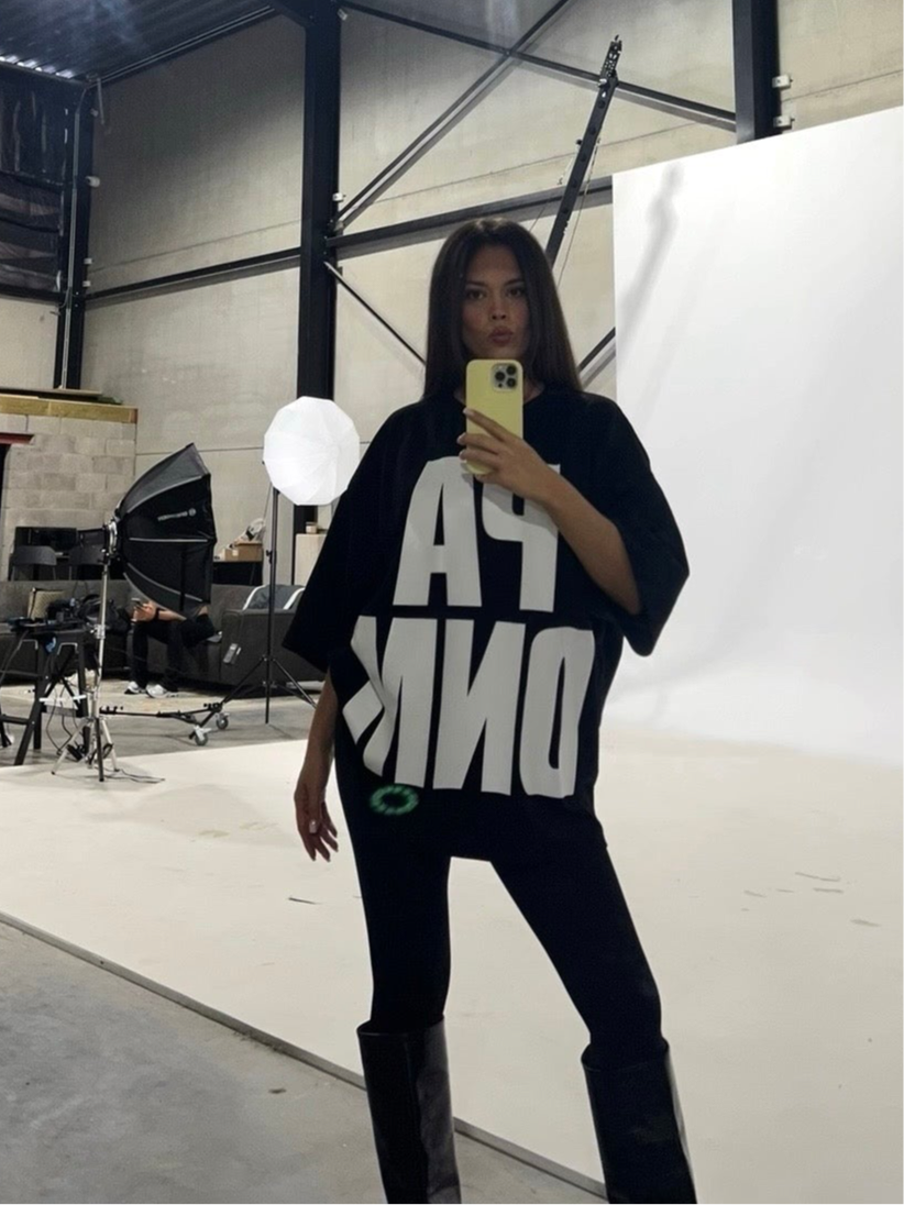 OVERSIZED RAW TEE I BLACK