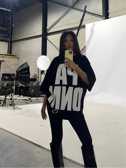 OVERSIZED RAW TEE I BLACK