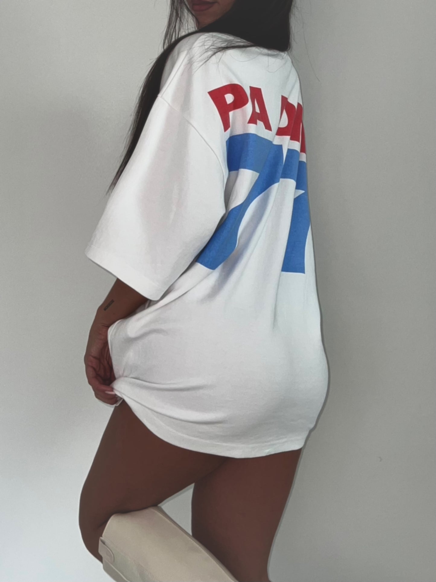 OVERSIZED 77 TEE I WHITE
