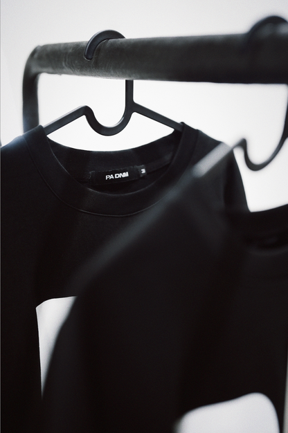 OVERSIZED RAW TEE I BLACK