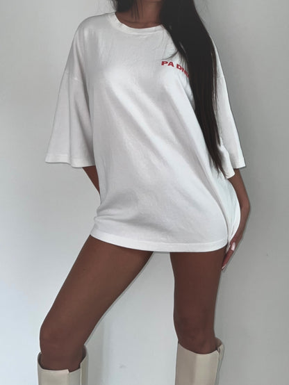 OVERSIZED 77 TEE I WHITE