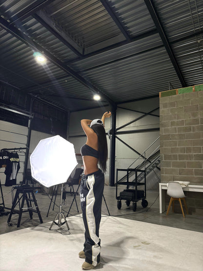 ATHLETIC LOGO PANTS I GREY