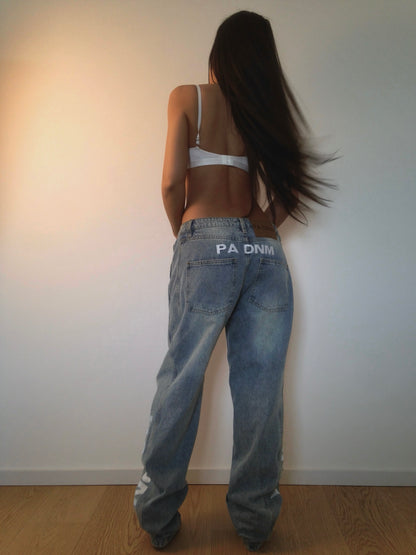 LOGO DENIM PANTS
