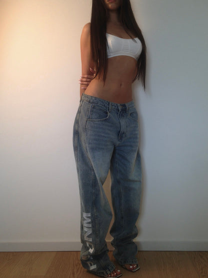 LOGO DENIM PANTS