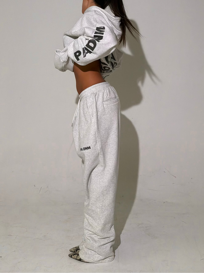 WIDE LOGO JOGGERS I VINTAGE GREY  