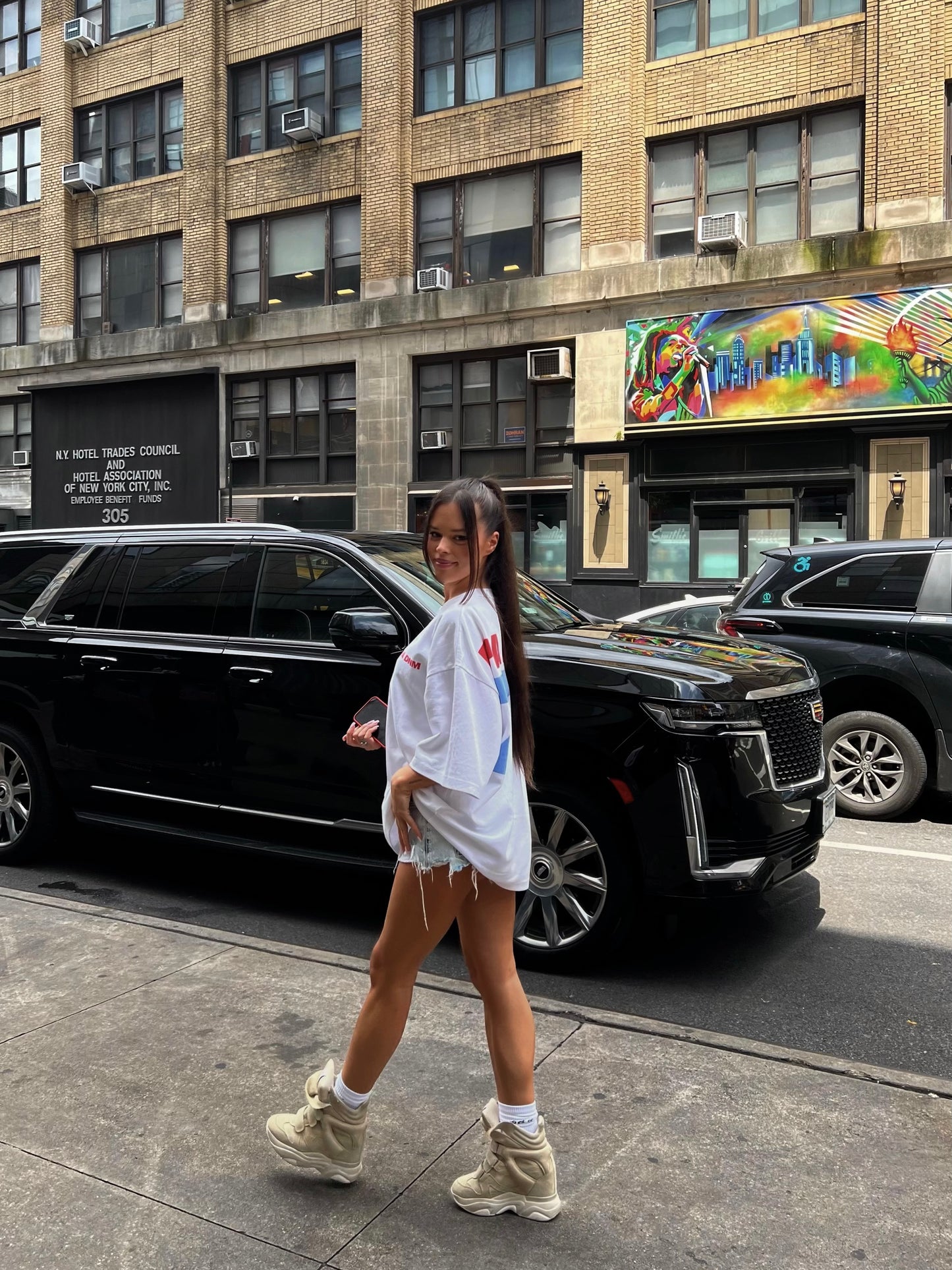 OVERSIZED 77 TEE I WHITE