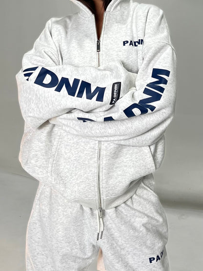 THE NAVY SCRIPT HOODIE