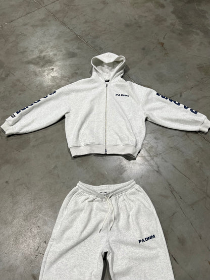 THE NAVY SCRIPT HOODIE