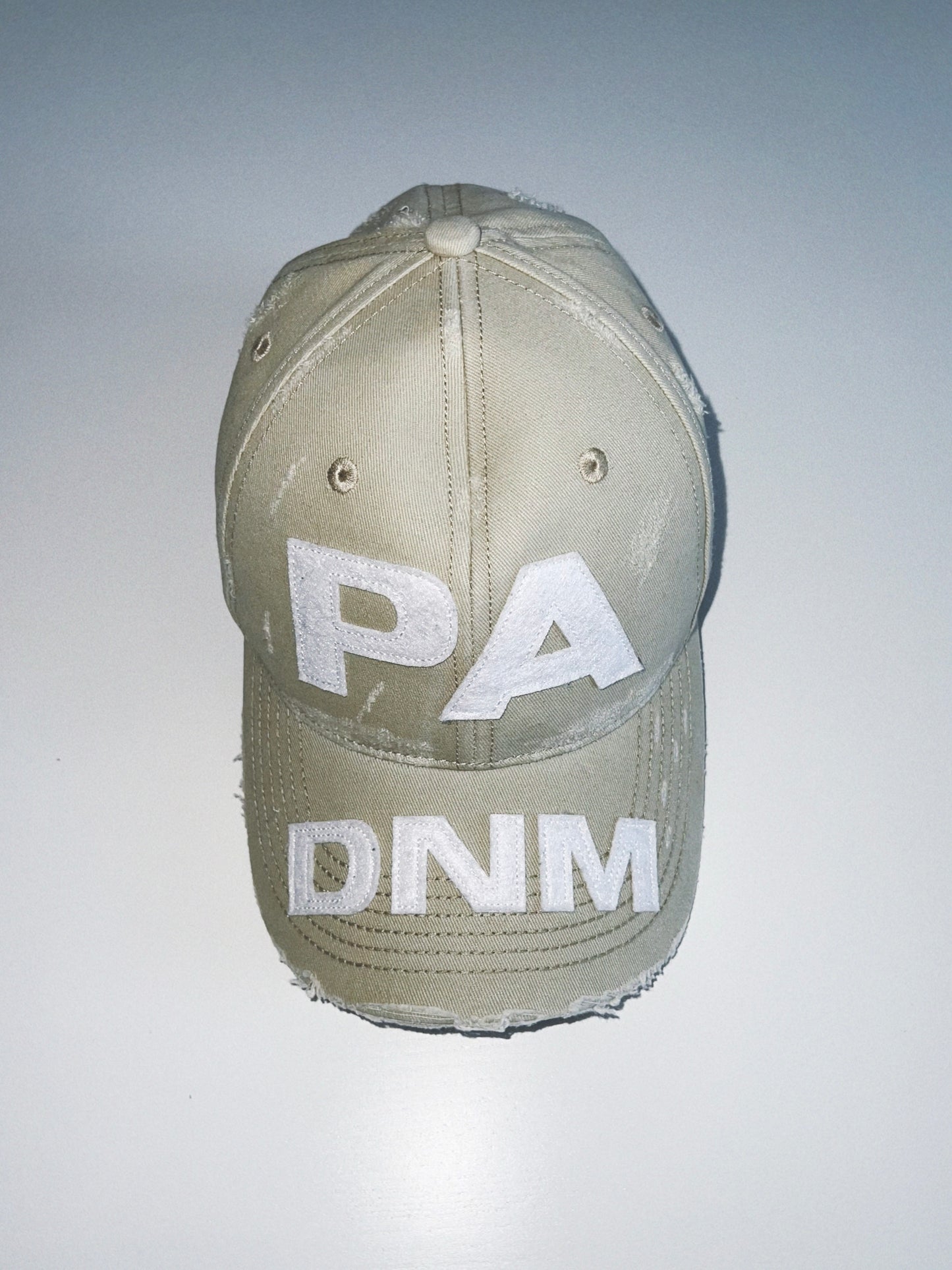 DISTRESSED LOGO CAP