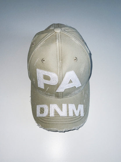 DISTRESSED LOGO CAP