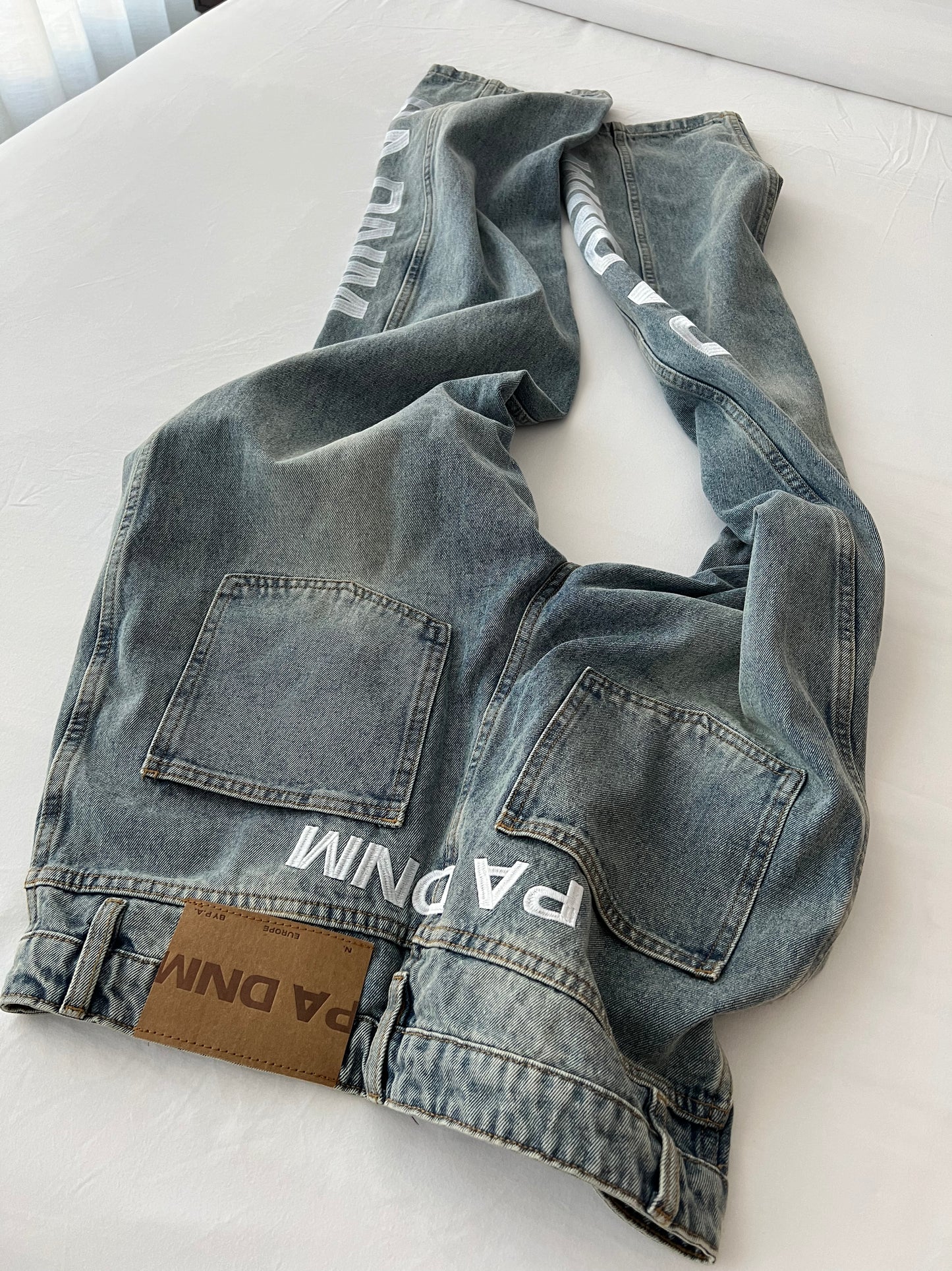 LOGO DENIM PANTS