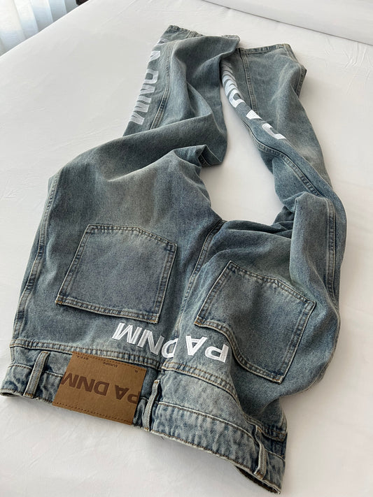 LOGO DENIM PANTS