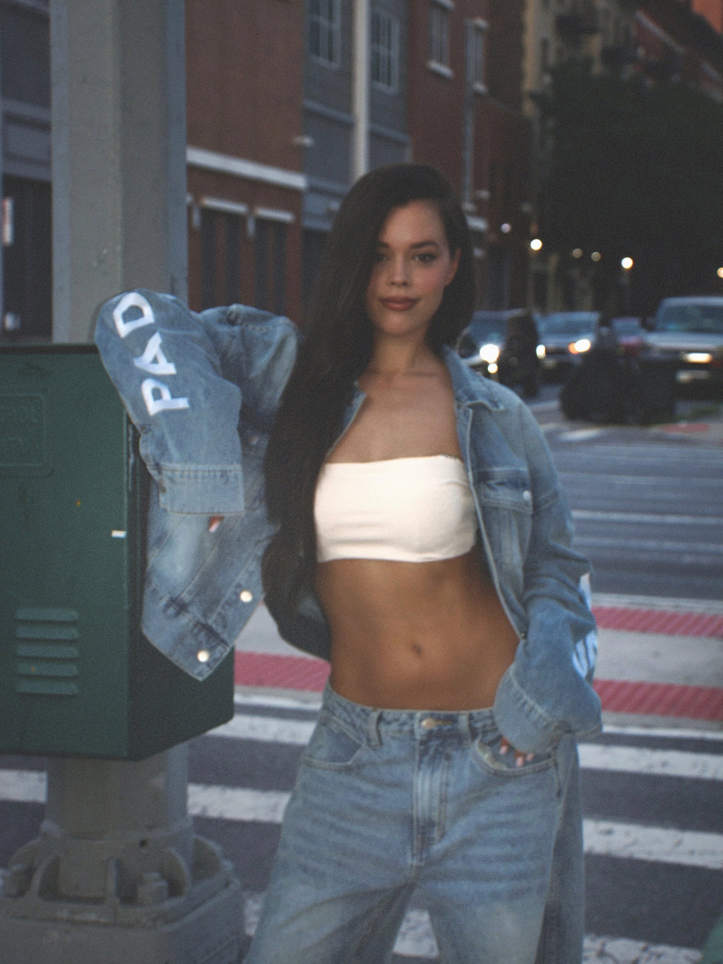 LOGO DENIM JACKET