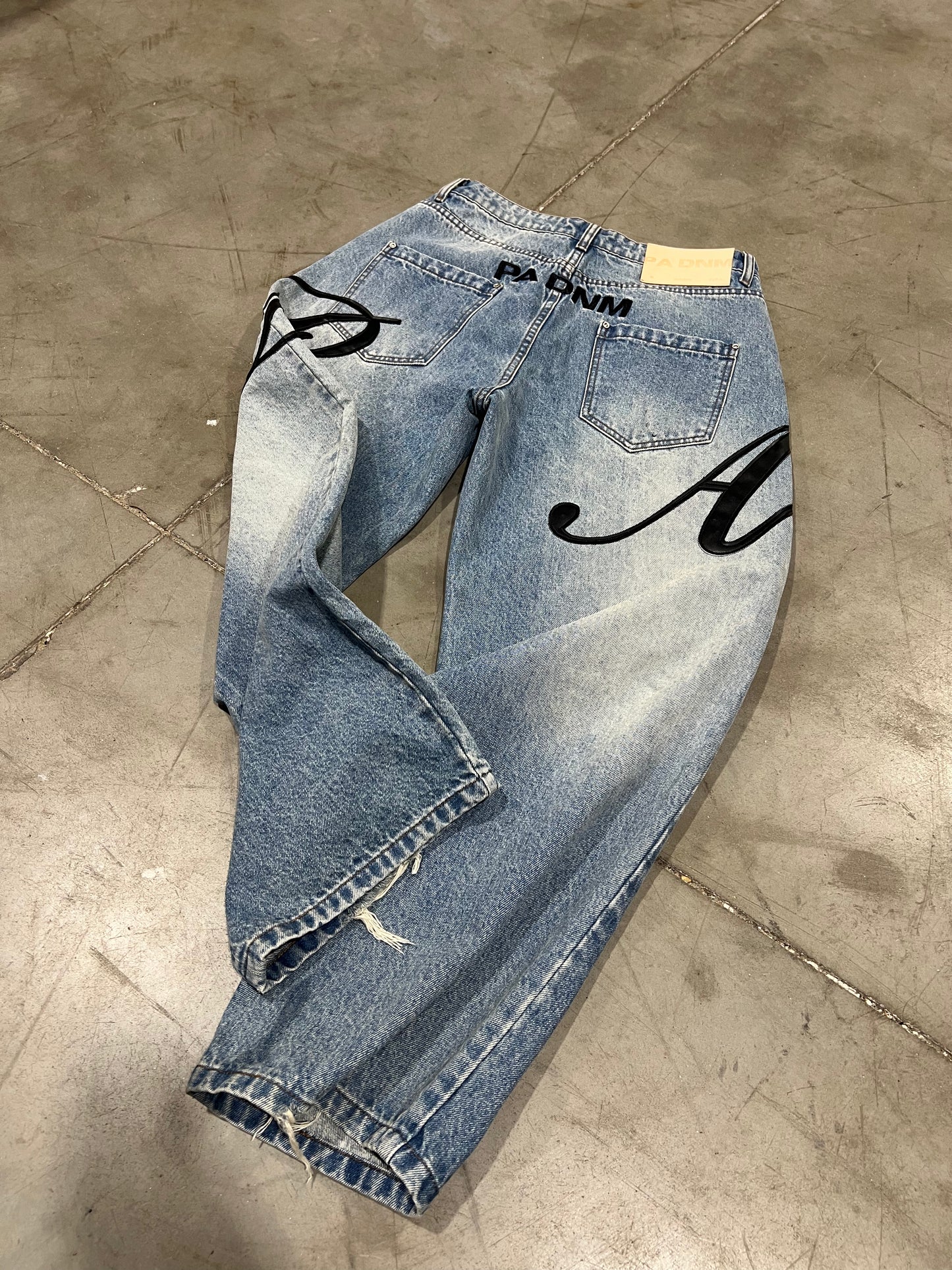 THE PA SCRIPT DENIM PANTS