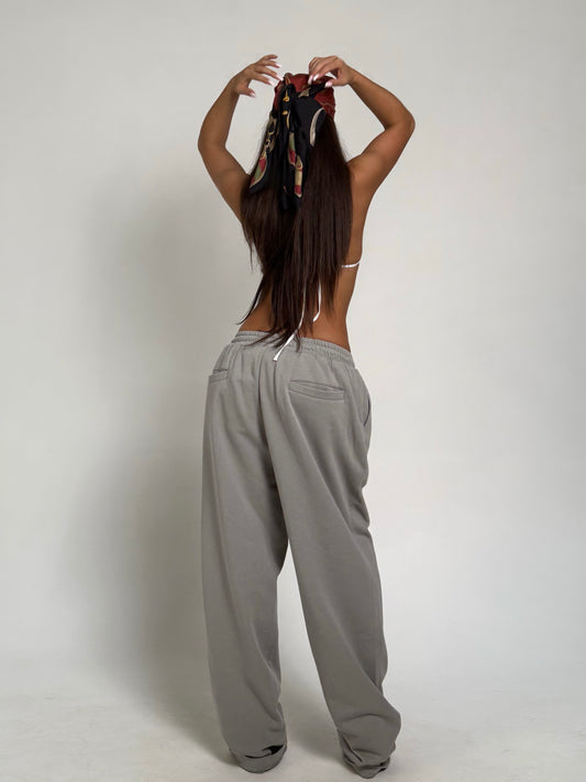 LIGHT GREY FADING SUMMER JOGGERS