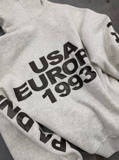 93’ OVERSIZED LOGO HOODIE I VINTAGE GREY
