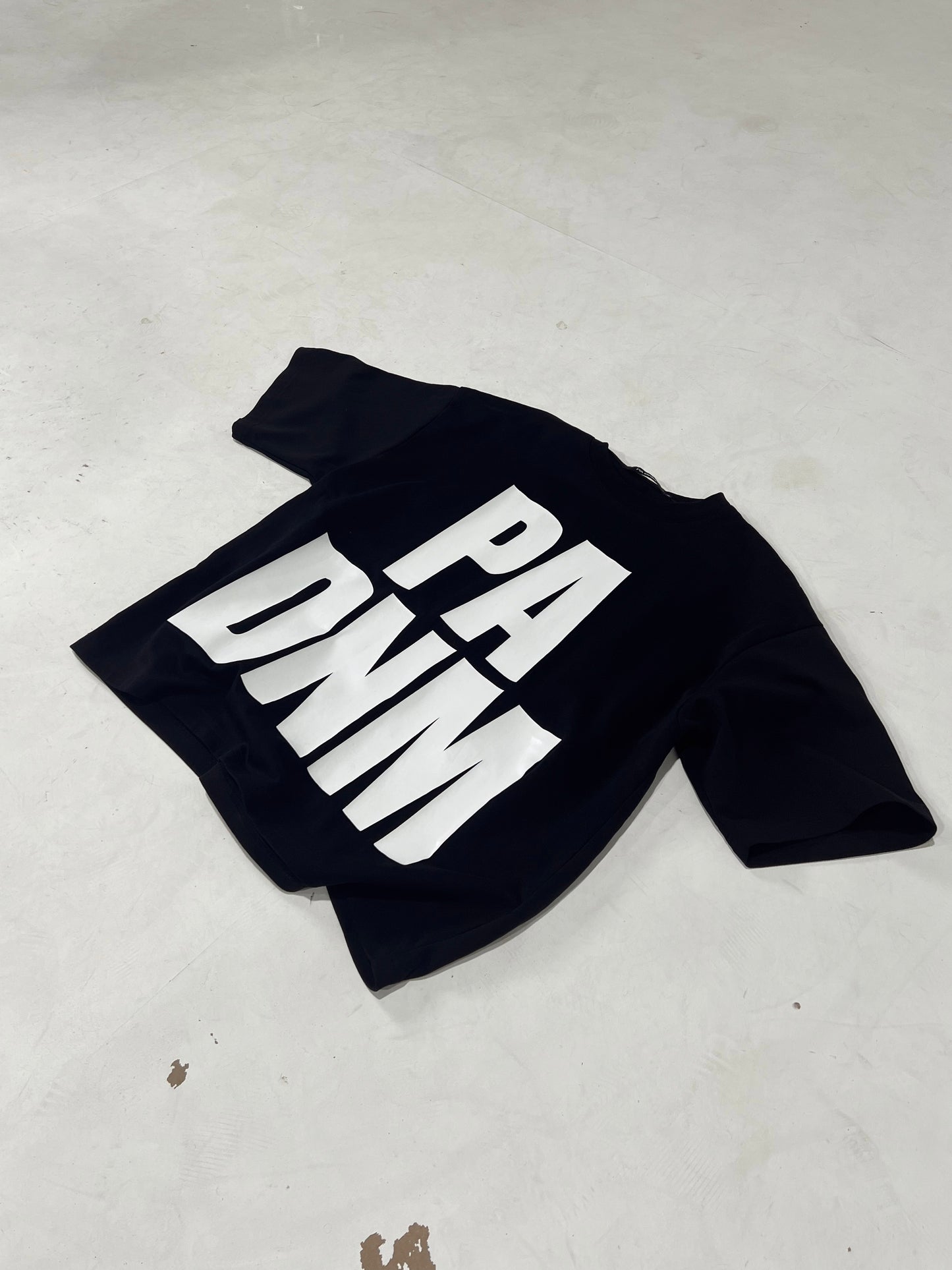 OVERSIZED RAW TEE I BLACK
