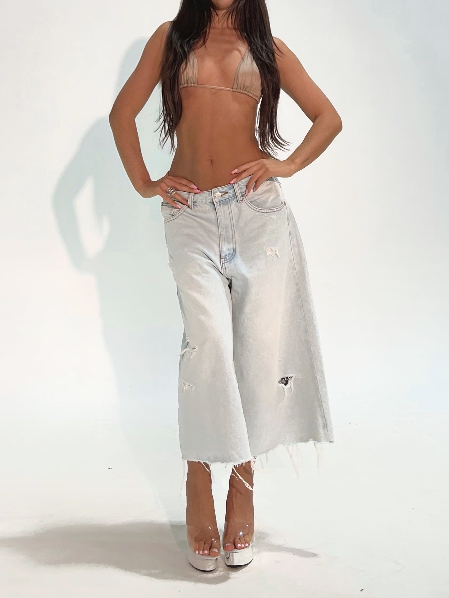 THE OFF DUTY DENIM SHORTS