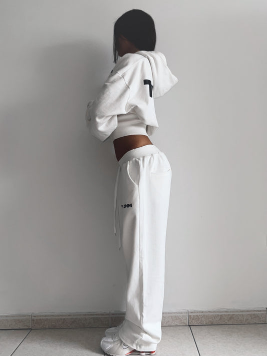 TEAM LOGO JOGGERS I WHITE