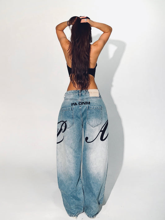 THE PA SCRIPT DENIM PANTS